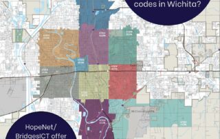 Map of Wichita ZIP codes